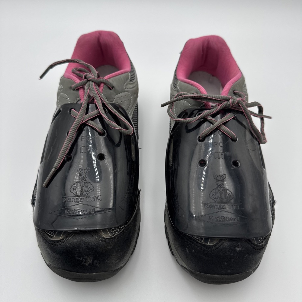 Brahma for Her Steel Toe Work Sneakers Sarah St Navy Blue & Pink Women's size 11 - Picture 2 of 14